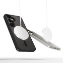 Etui Tech-Protect MagMat MagSafe na Samsung Galaxy S25 - przezroczysto-czarne