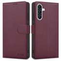 Etui Tech-Protect Wallet na Samsung Galaxy A36 5G - bordowe