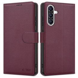 Etui Tech-Protect Wallet na Samsung Galaxy A36 5G - bordowe