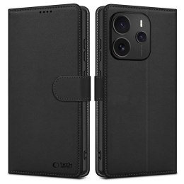 Etui Tech-Protect Wallet na Xiaomi Redmi Note 14 5G - czarny mat