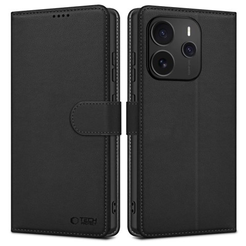 Etui Tech-Protect Wallet na Xiaomi Redmi Note 14 5G - czarny mat