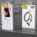 Kabel 4w1 / smycz Dudao L20MAX USB-A / USB-C / Lightning PD QC 65W 1.5m - czarny