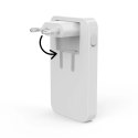 Ładowarka Hama GaN 65W 2x USB-C 1x USB-A składana - biała