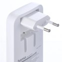 Ładowarka Hama GaN 65W 2x USB-C 1x USB-A składana - biała
