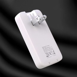 Ładowarka sieciowa podróżna GaN Dudao A65Q 65W USB-A / USB-C PD ultracienka EU / US - biała