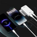 Ładowarka sieciowa podróżna GaN Dudao A65Q 65W USB-A / USB-C PD ultracienka EU / US - biała