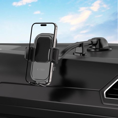 Uchwyt samochodowy Tech-Protect V8 do montażu na desce rozdzielczej, szybie lub kratce nawiewu - czarne Uchwyt samochodowy Tech-Protect V8 do montażu na desce rozdzielczej, szybie lub kratce nawiewu - czarne