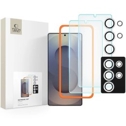 Zestaw Tech-Protect Supreme Set na Samsung Galaxy S25 Ultra 2x szkło hartowane na wyświetlacz / szkło hartowane na aparat - prze