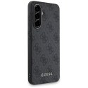 Etui Guess 4G Metal Gold Logo na Samsung Galaxy A56 - czarne