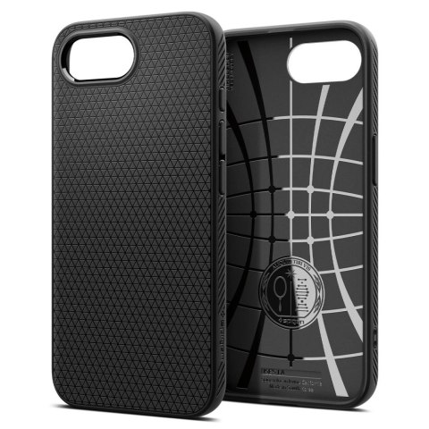 Etui Spigen Liquid Air na iPhone 16e - czarny mat Etui Spigen Liquid Air na iPhone 16e - czarny mat