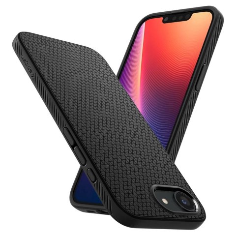 Etui Spigen Liquid Air na iPhone 16e - czarny mat Etui Spigen Liquid Air na iPhone 16e - czarny mat