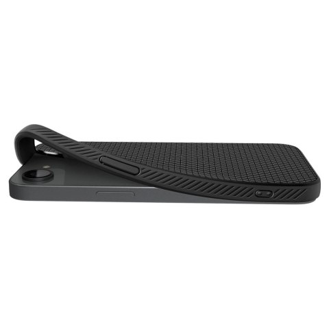 Etui Spigen Liquid Air na iPhone 16e - czarny mat Etui Spigen Liquid Air na iPhone 16e - czarny mat