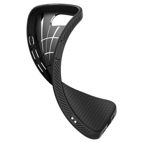Etui Spigen Liquid Air na iPhone 16e - czarny mat Etui Spigen Liquid Air na iPhone 16e - czarny mat
