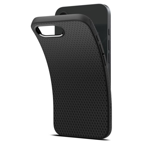 Etui Spigen Liquid Air na iPhone 16e - czarny mat Etui Spigen Liquid Air na iPhone 16e - czarny mat
