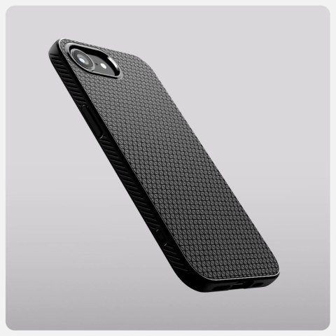 Etui Spigen Liquid Air na iPhone 16e - czarny mat Etui Spigen Liquid Air na iPhone 16e - czarny mat