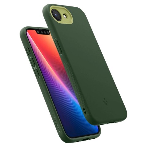 Etui Spigen Nano Pop MagSafe na iPhone 16e - zielony-mat Etui Spigen Nano Pop MagSafe na iPhone 16e - zielony-mat