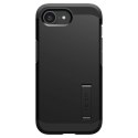 Etui Spigen Tough Armor z MagSafe na iPhone 16e z podstawką - czarne