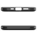 Etui Spigen Tough Armor z MagSafe na iPhone 16e z podstawką - czarne