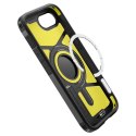 Etui Spigen Tough Armor z MagSafe na iPhone 16e z podstawką - czarne