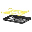 Etui Spigen Tough Armor z MagSafe na iPhone 16e z podstawką - czarne