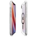 Etui Spigen Ultra Hybrid MagSafe na iPhone 16e Carbon Fiber - przezroczyste