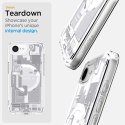 Etui Spigen Ultra Hybrid MagSafe na iPhone 16e Zero One - białe