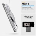 Etui Spigen Ultra Hybrid MagSafe na iPhone 16e Zero One - białe