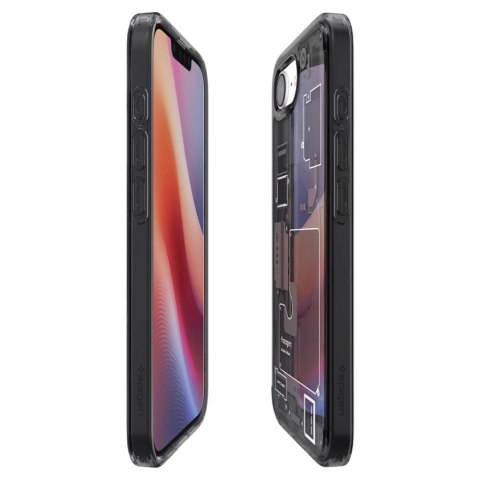 Etui Spigen Ultra Hybrid MagSafe na iPhone 16e Zero One - czarne Etui Spigen Ultra Hybrid MagSafe na iPhone 16e Zero One - czarne
