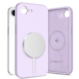 Etui Tech-Protect Liquid Silicone MagSafe na iPhone 16e - fioletowe