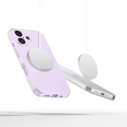 Etui Tech-Protect Liquid Silicone MagSafe na iPhone 16e - fioletowe