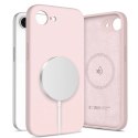 Etui Tech-Protect Liquid Silicone MagSafe na iPhone 16e - różowe