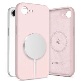 Etui Tech-Protect Liquid Silicone MagSafe na iPhone 16e - różowe
