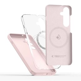 Etui Tech-Protect Liquid Silicone MagSafe na iPhone 16e - różowe