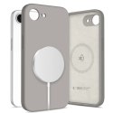Etui Tech-Protect Liquid Silicone MagSafe na iPhone 16e - szare