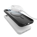 Etui silikonowe Puro Gradient MagSafe do iPhone 16e - czarne