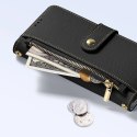 Etui skórzane Dux Ducis Lawa na iPhone 15 Pro - czarne