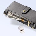 Etui skórzane Dux Ducis Lawa na iPhone 15 - szare