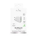 Ładowarka sieciowa GaN Puro SLIMPRO 30W USB-C - biała