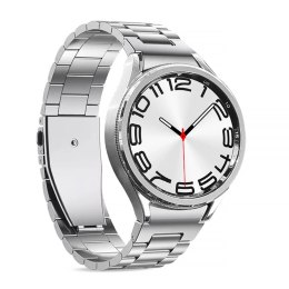 Pasek Puro METAL ze stali nierdzewnej do Samsung Galaxy Watch 4 / 4 Classic / 5 / 5 Pro / 6 / 6 Classic - srebrny
