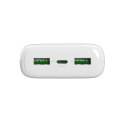 Powerbank Puro DAILY 20 PLUS 20000mAh 2x USB-A / 1x USB-C 22.5W PD AFC - biały