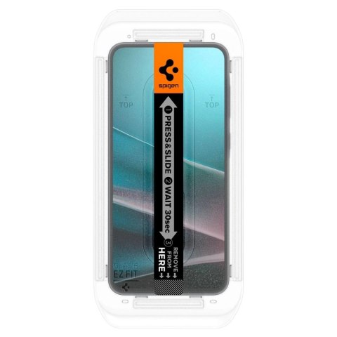 Szkło hartowane Spigen Glas.TR "Ez Fit" 2-pack na Samsung Galaxy A36 5G - przezroczyste Szkło hartowane Spigen Glas.TR "Ez Fit" 2-pack na Samsung Galaxy A36 5G - przezroczyste