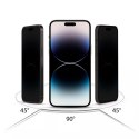 Szkło prywatyzujące Tech-Protect Anti Spy Glass Pro+ 2-pack na iPhone 16e / 14 / 13 Pro / 13 - czarne