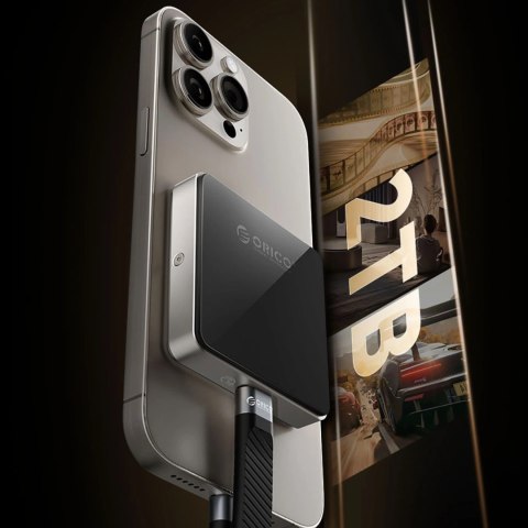Kieszeń dyskowa Orico AP30-G2 M.2 NVME z magnesem MagSafe USB-C 3.2 - czarna Kieszeń dyskowa Orico AP30-G2 M.2 NVME z magnesem MagSafe USB-C 3.2 - czarna