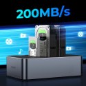 Stacja dokująca Orico 6656C3-C na 5 dysków z funkcją klonowania offline 2,5"/3,5" SATA HDD/SSD - szara