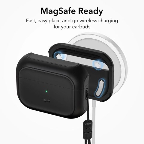 ESR Orbit Halolock z MagSafe na Apple AirPods Pro 1 / 2 - czarne ESR Orbit Halolock z MagSafe na Apple AirPods Pro 1 / 2 - czarne