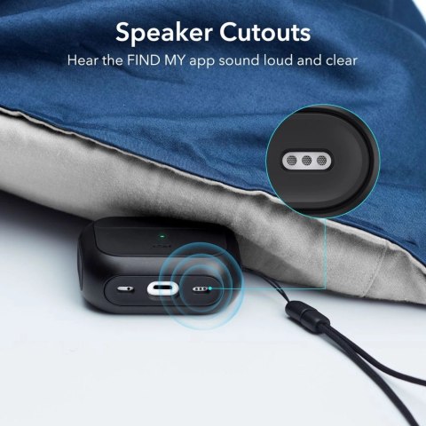 ESR Orbit Halolock z MagSafe na Apple AirPods Pro 1 / 2 - czarne ESR Orbit Halolock z MagSafe na Apple AirPods Pro 1 / 2 - czarne