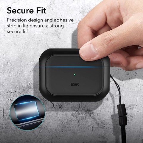 ESR Orbit Halolock z MagSafe na Apple AirPods Pro 1 / 2 - czarne ESR Orbit Halolock z MagSafe na Apple AirPods Pro 1 / 2 - czarne