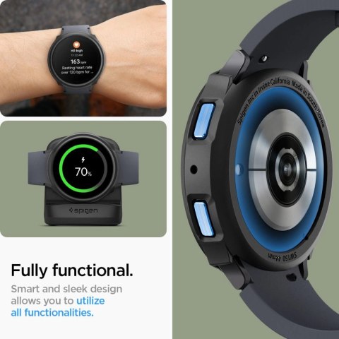 Etui Spigen Liquid Air na Samsung Galaxy Watch 6 (44 mm) - czarny mat Etui Spigen Liquid Air na Samsung Galaxy Watch 6 (44 mm) - czarny mat