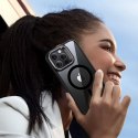 Etui ESR Classic Hybrid Kickstand Halolock MagSafe z podstawką + szkło hartowane na iPhone 16 Pro Max - przezroczyste z czarną r