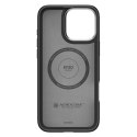 Etui Spigen Enzo Aramid Mag z MagSafe na iPhone 16 Pro - czarno-srebrne